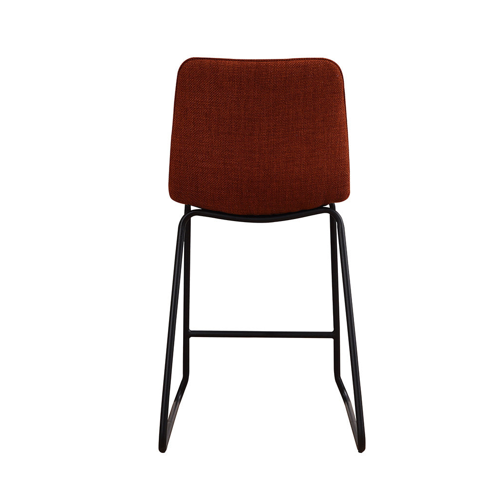 Bar Stool Limmen FavoFurn Cognac LxBxH 68x62x54 Polyester Nnb