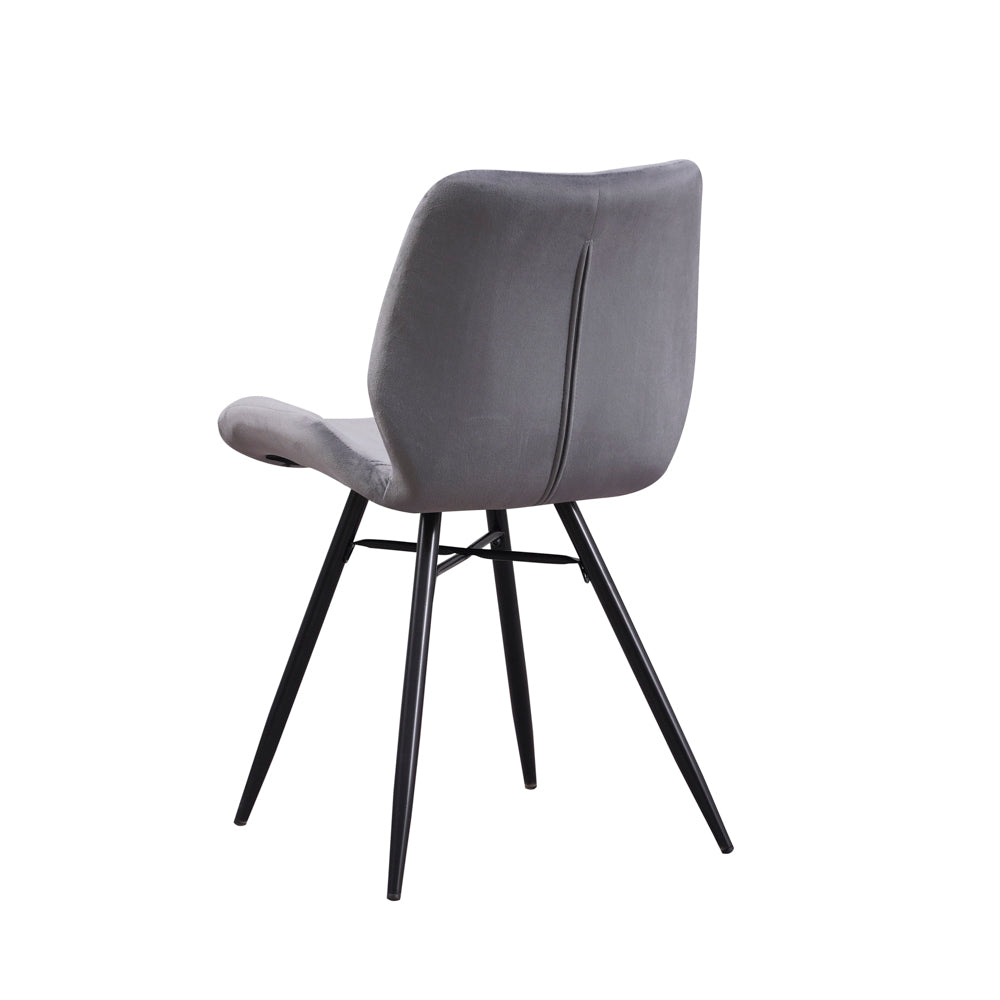 Dining Chair Barron FavoFurn Anthracite LxBxH 71x67x49 Fabric Nnb