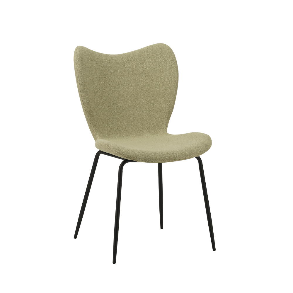 Dining Chair Caen FavoFurn Green LxBxH 72x55x51 Fabric Nnb