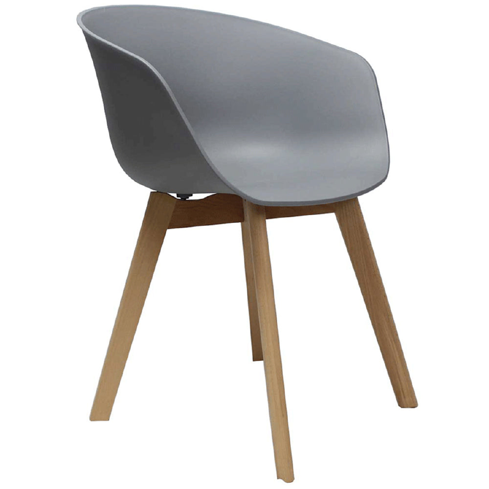 Dining Chair Noan FavoFurn Grey LxBxH 68x60x51 Plastic Nnb