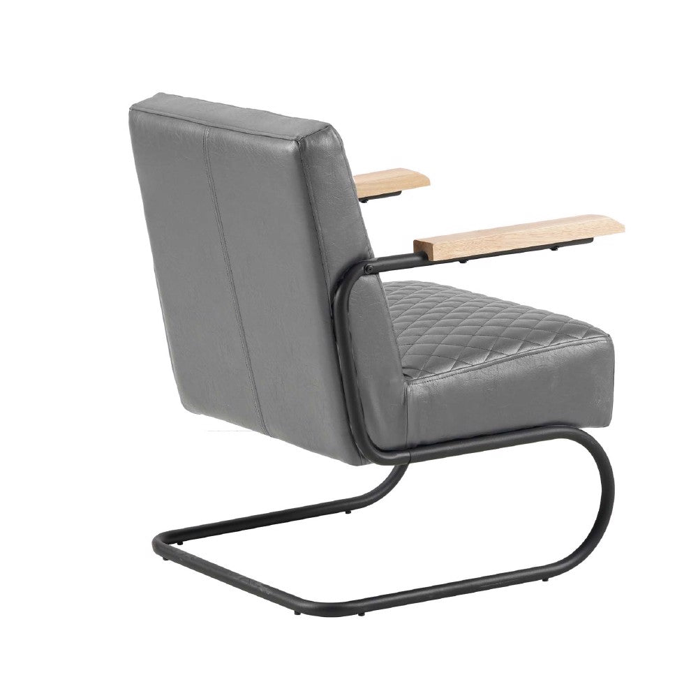 Armchair Mason FavoFurn Black LxBxH 68x64x39 Artificial leather Nnb