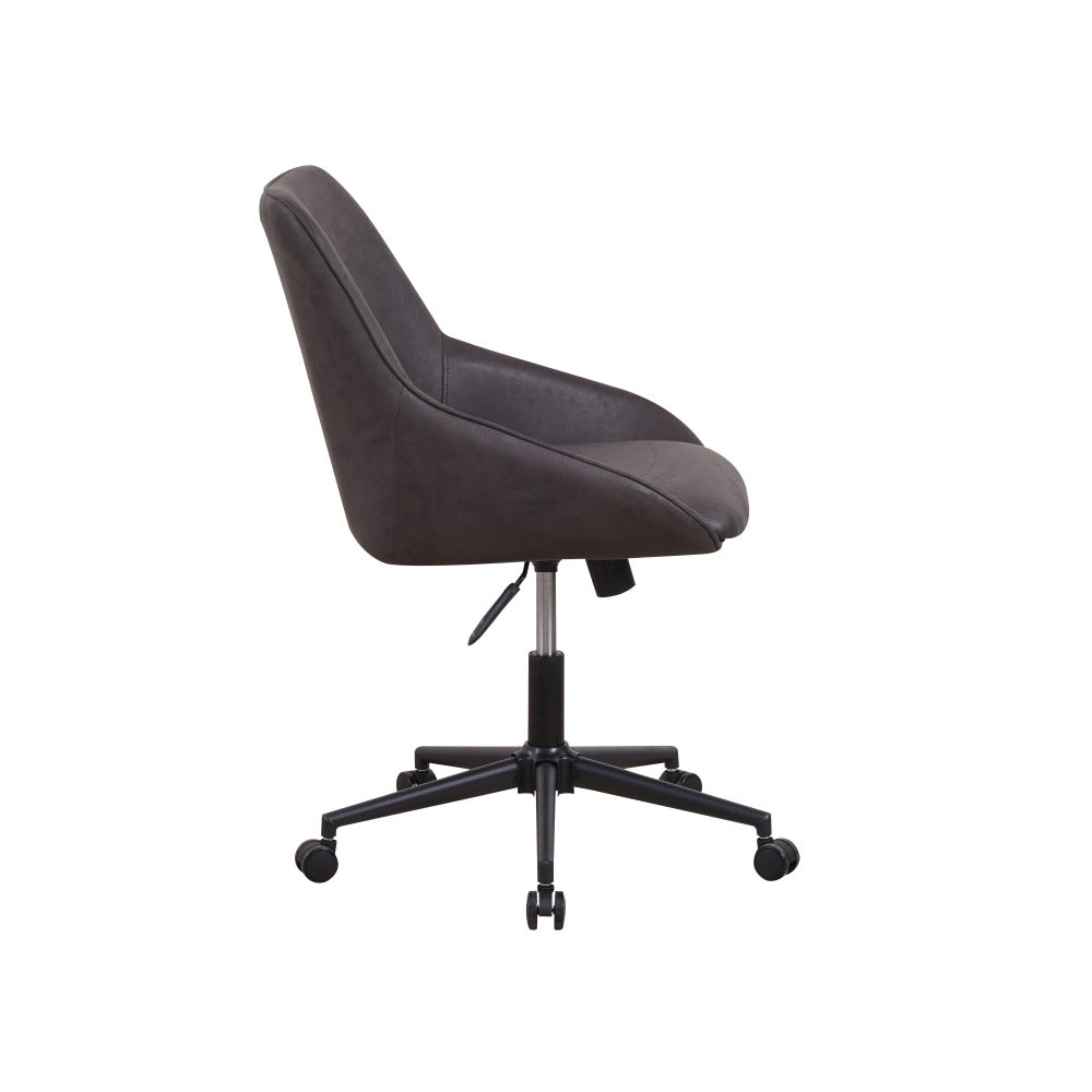 Office Chair Leo FavoFurn Anthracite LxBxH 75x62x52 Fabric Nnb