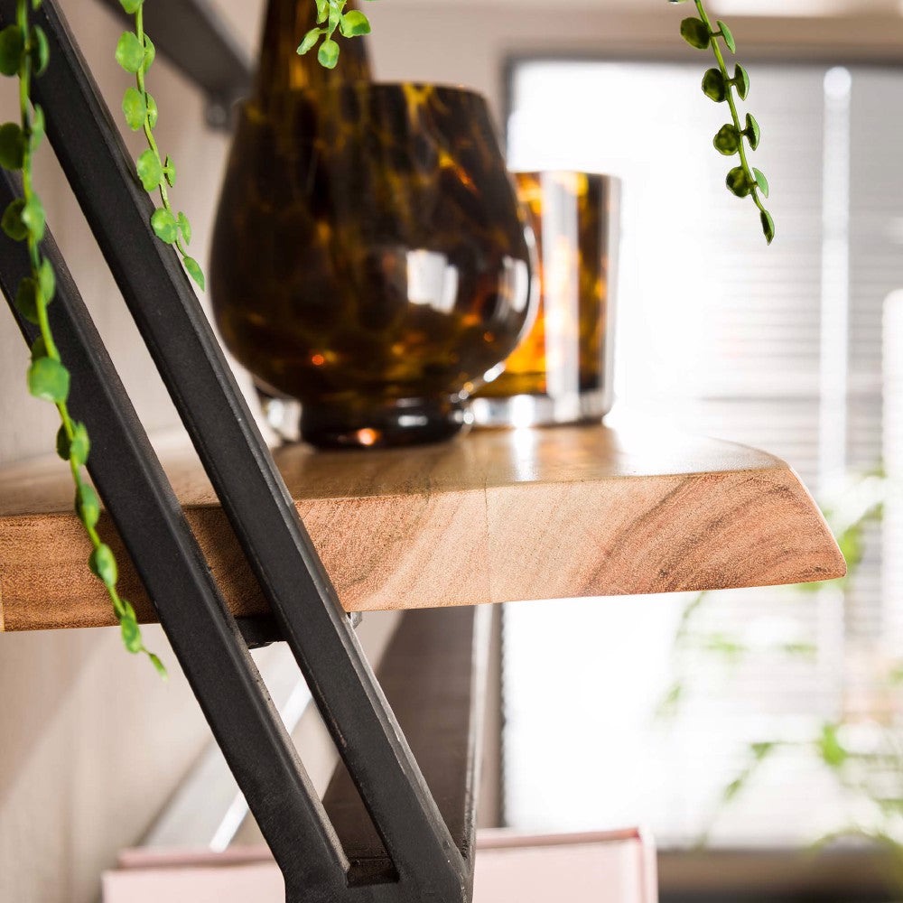 Wall Shelf Elba HomeHaven Brown LxBxH 104x30x25 Acacia wood Nnb