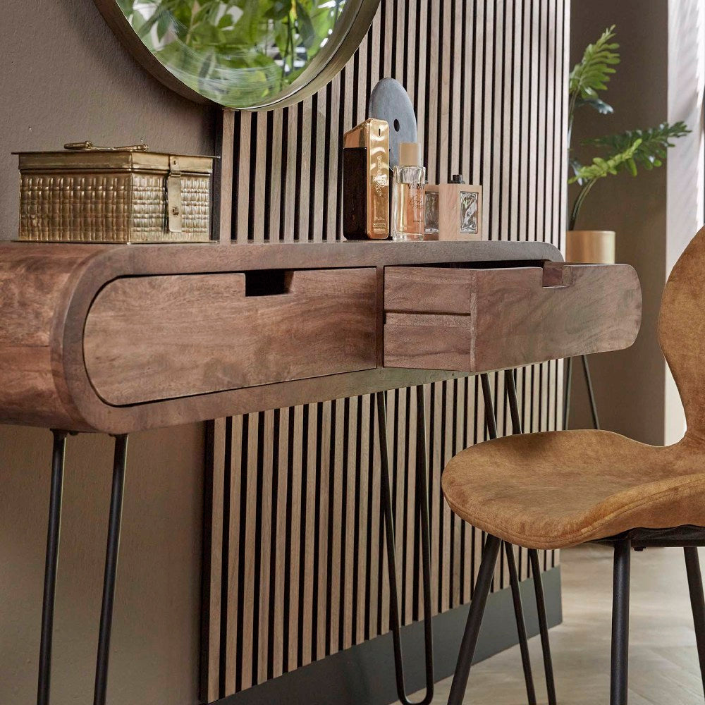 Dressing table Greco HomeHaven Brown LxBxH 124x35x28 Mango wood Nnb