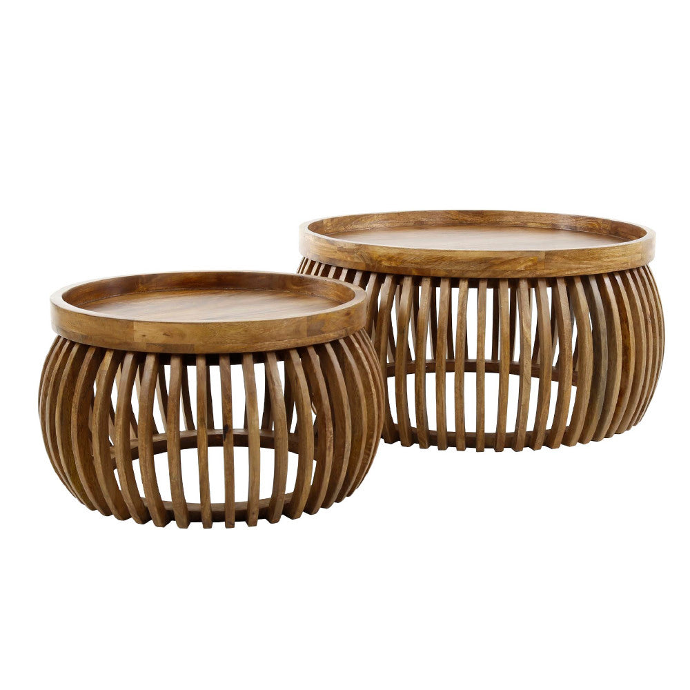 Coffee Table Barton HomeHaven Brown LxBxH 88x88x45 Mango wood Nnb