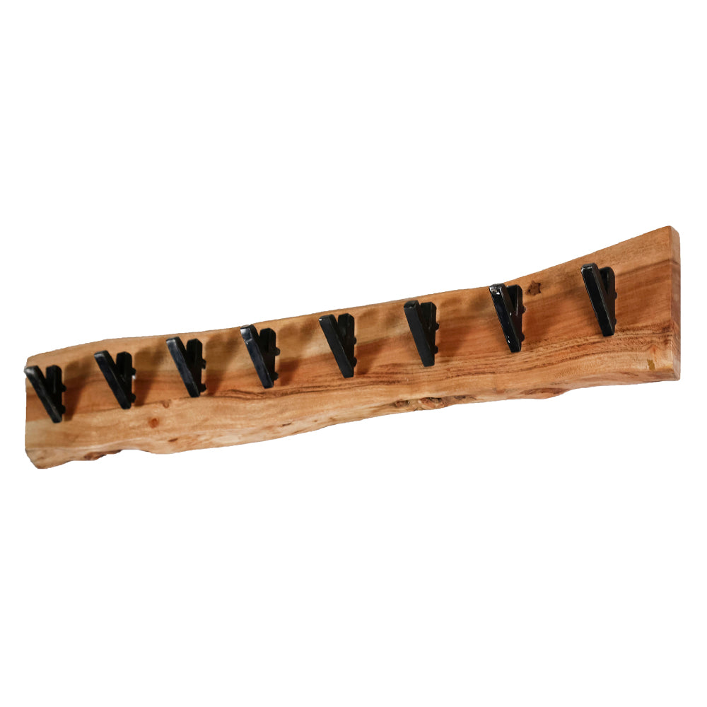 Coat Rack Elio HomeHaven Brown LxBxH 92x21x15 Acacia wood Nnb