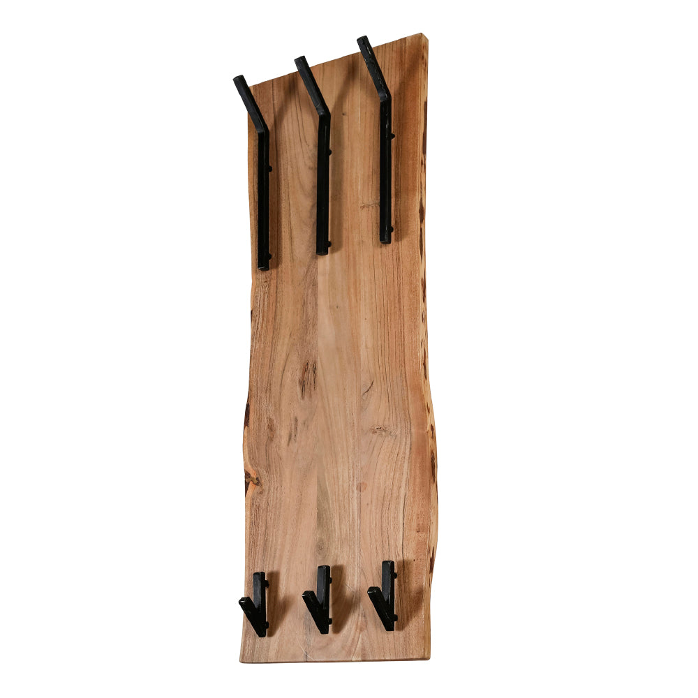 Coat Rack Elio HomeHaven Brown LxBxH 110x36x27 Acacia wood Nnb