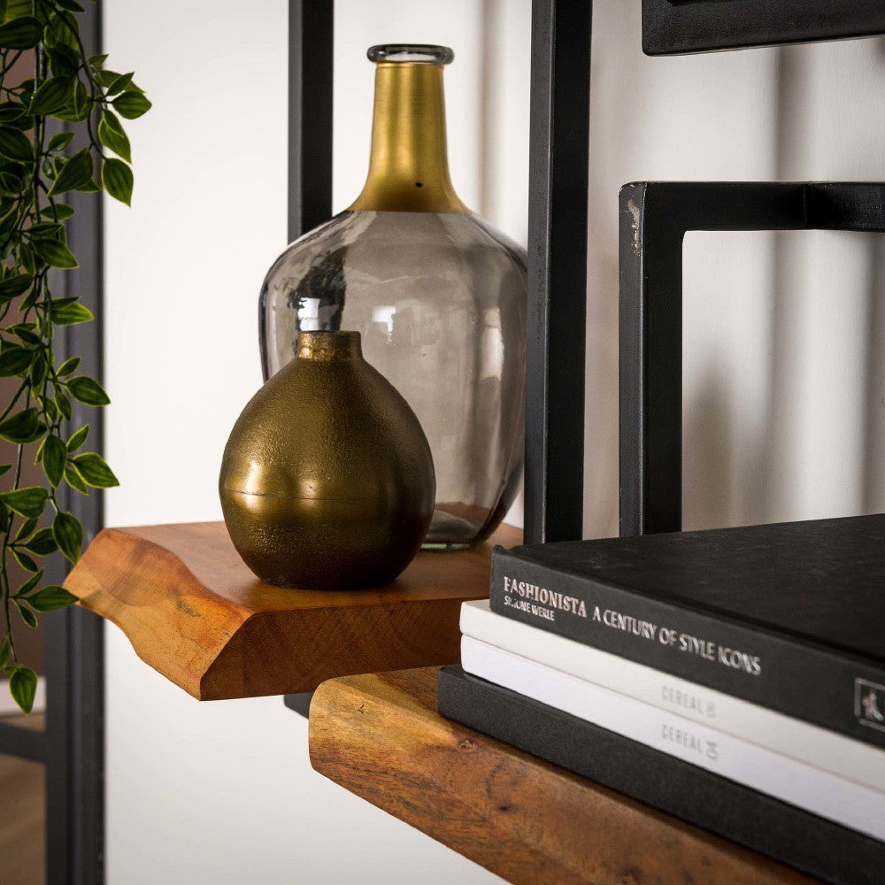 Wall Shelf Elio HomeHaven Brown LxBxH 104x36x13 Acacia wood Nnb