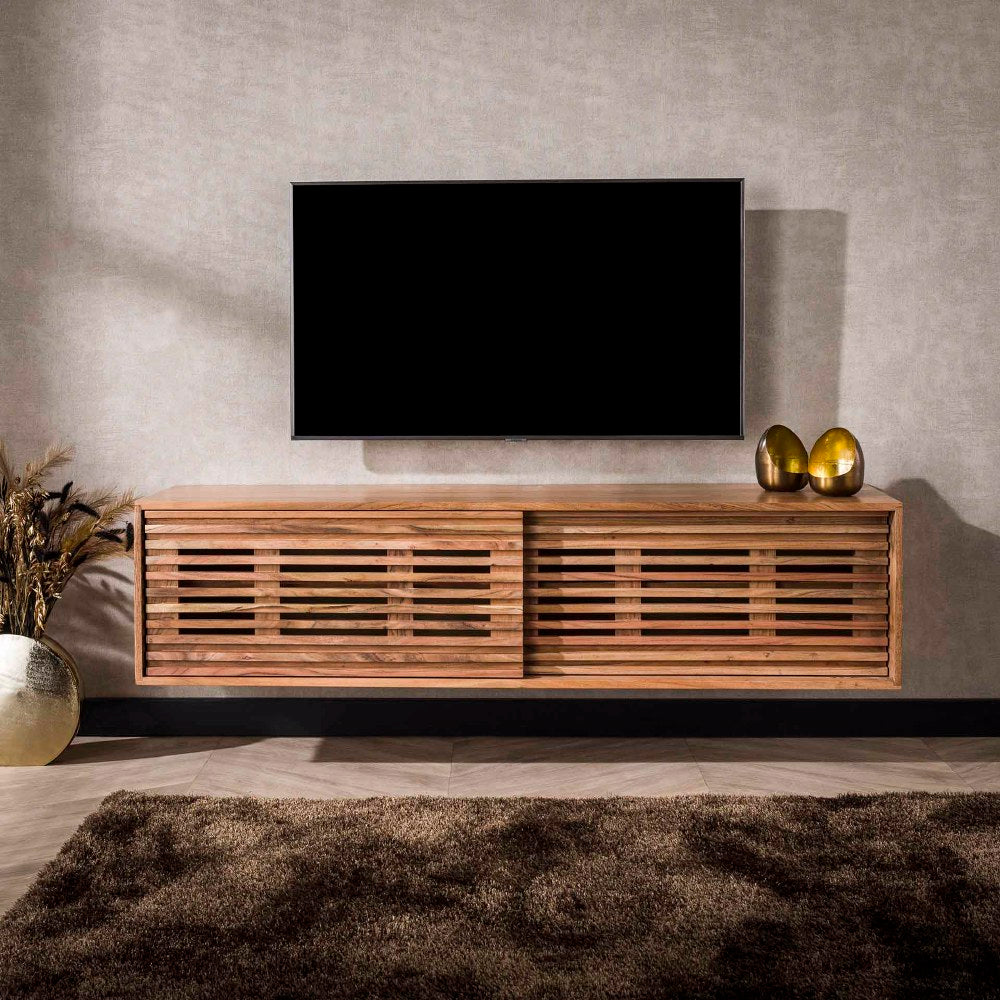 TV cabinet Danube HomeHaven LxBxH 158x50x42 Acacia wood Nnb