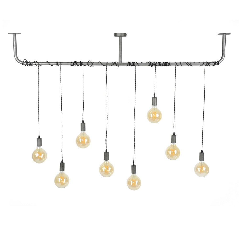 Pendant Light Ross HomeHaven Grey LxBxH 180x33x16 Metal Nnb
