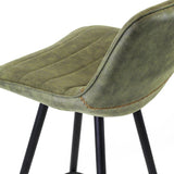 Bar Stool Jordan FavoFurn Green LxBxH 84x54x49 Fabric Nnb