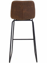 Bar Stool Byron FavoFurn Brown LxBxH 84x60x49 Fabric Nnb