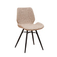 Dining Chair Barron FavoFurn White LxBxH 72x68x50 Fabric Nnb