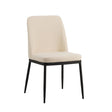 Dining Chair Dijon FavoFurn White LxBxH 73x65x53 Fabric Nnb