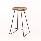 Bar Stool Malcolm HomeHaven Brown LxBxH 88x46x46 Acacia wood Nnb