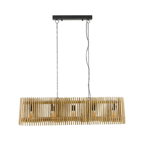 Pendant Light Houston HomeHaven Brown Mango wood Nnb